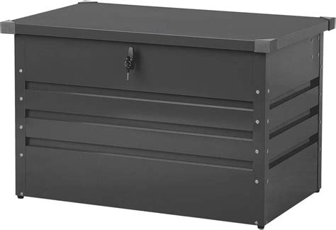 grey metal storage box|grey decorative storage boxes.